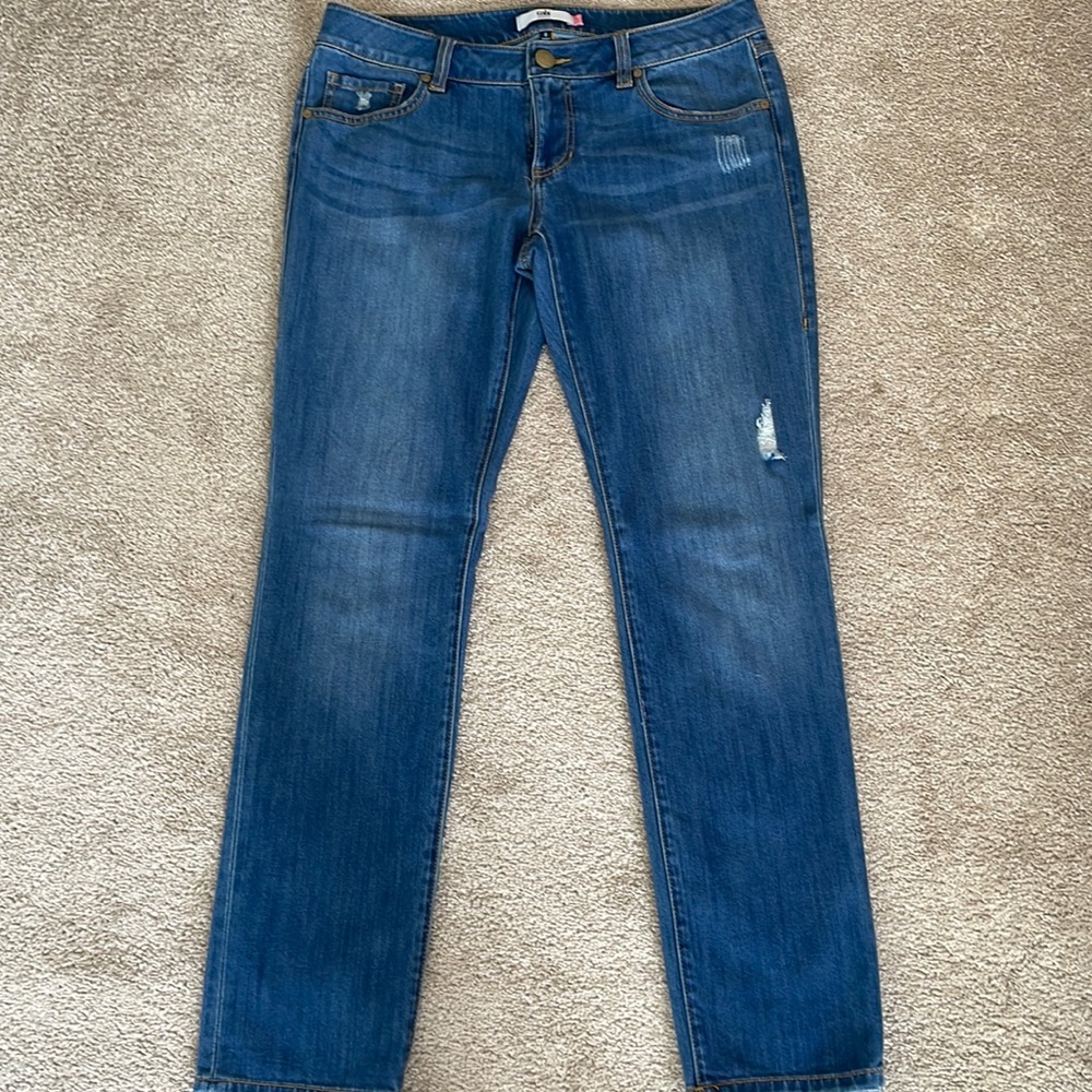 Cabi slim boyfriend size 8 jeans
